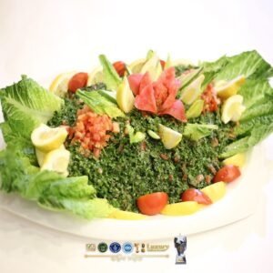 Tabbouleh tabağı