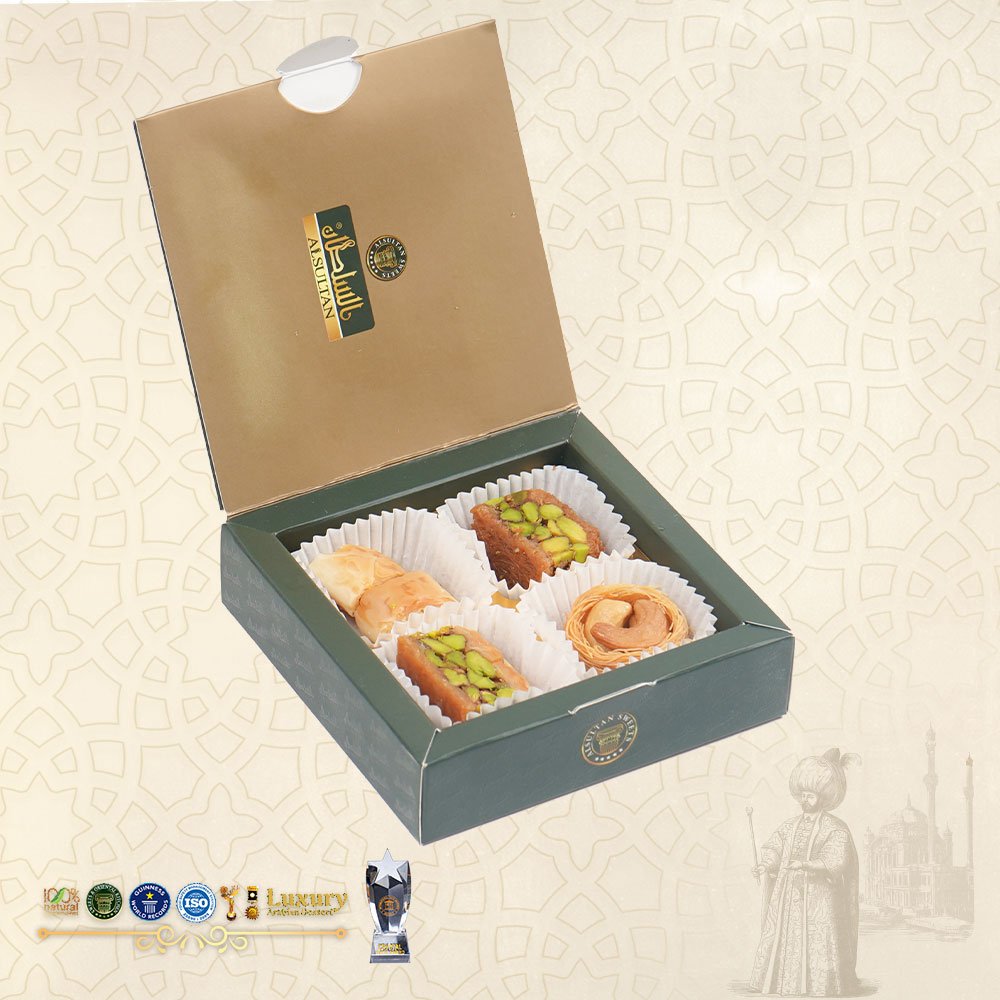 حلو عربي مشكل علبة 4 قطع