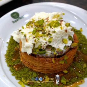 Dondurma ve ballı künefe