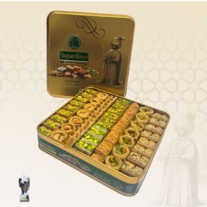 Antep fıstığı, kaju fıstığı ve cevizli karışık baklava, 1 kg